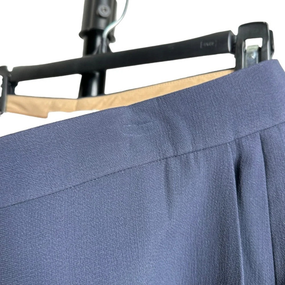 Chloé Size 14 NEW Pantalon Dark Marine Made in Italy Navy Blue Career Tags Pleat - Picture 7 of 15